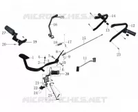 GEAR LEVER / KICKSTARTER / BRAKE PEDAL / FOOTRESTS