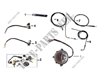 SPEEDOMETER / CABLES for Mash CITY 125 (4T) EURO 4 2017