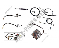 SPEEDOMETER / CABLES for Mash CITY 125 (4T) EURO 4 2017