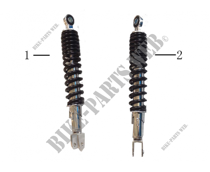 SHOCK ABSORBER for Mash CITY 125 (4T) EURO 4 2017