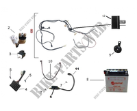 ELECTRICAL COMPONENTS for Mash SEVENTY FIVE EURO 4 2019
