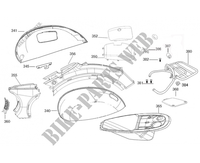 FAIRINGS / UNDERSEAT COMPARTMENT for Mash SIXTY 125 (4T) EURO 4 2017