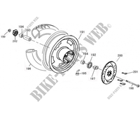 FRONT WHEEL for Mash SIXTY 125 (4T) EURO 4 2017