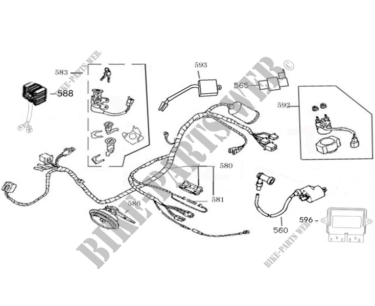 WIRING HARNESS for Mash SIXTY 125 (4T) EURO 4 2017