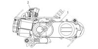 ENGINE / CARBURETOR for Mash SIXTY FIVE 125 (4T) 2014