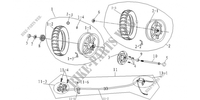 FRONT / REAR WHEELS / BRAKES for Mash SIXTY FIVE 125 (4T) 2014