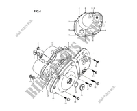 ENGINE COVER for Mash BROWN SEVEN 125 2020