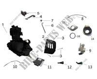 ENGINE COMPONENTS for Mash CAFE RACER 125 EURO 4 SILVER 2018