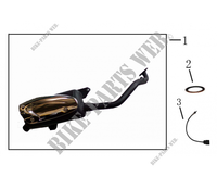 EXHAUST for Mash CITY 125 (4T) EURO 4 2018