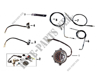 SPEEDOMETER / CABLES for Mash CITY 125 (4T) EURO 4 2018