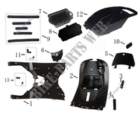 FRONT FAIRINGS for Mash CITY CRUISE 50 (4T) 2020