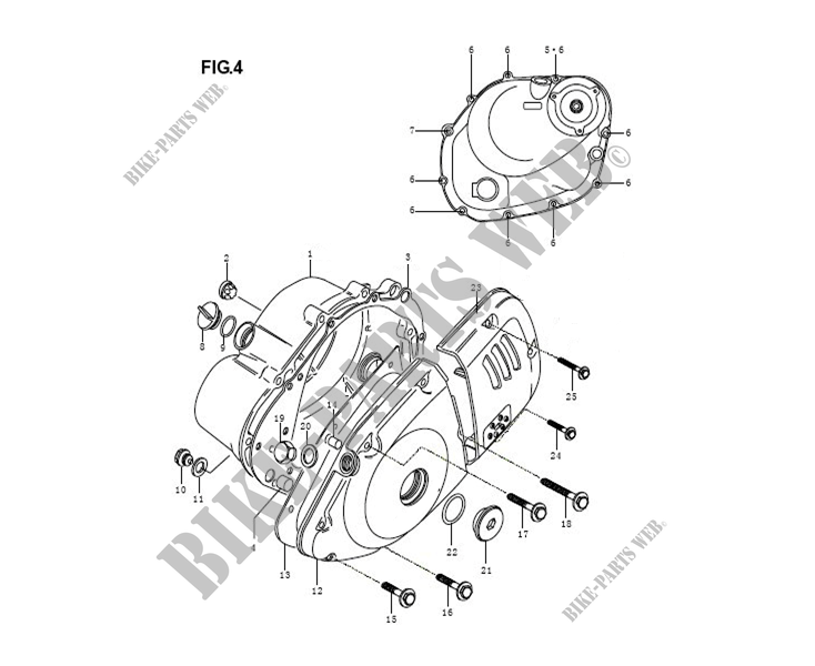 ENGINE COVER for Mash DIRT TRACK 125 2018