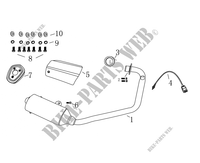 EXHAUST for Mash FALCONE 125 2018