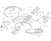 FAIRINGS / UNDERSEAT COMPARTMENT for Mash SIXTY 125 (4T) EURO 4 2020