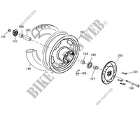 FRONT WHEEL for Mash SIXTY 125 (4T) EURO 4 2020