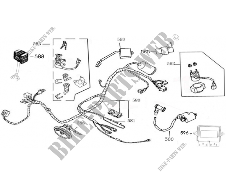 WIRING HARNESS for Mash SIXTY 125 (4T) EURO 4 2020