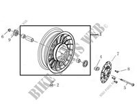 FRONT WHEEL for Mash CITY 50 2.0 EURO 5 2021
