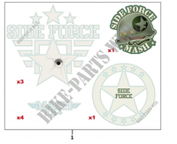 STICKERS KIT for Mash SIDE FORCE 2022