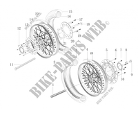 FRONT / REAR WHEELS for Mash X RIDE 650 EURO 5 2022